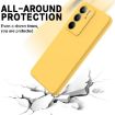 Realme C75 Yellow Liquid Silicone Dropproof Full Coverage Phone Case - 5