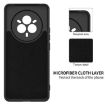 Realme 14 Pro Black Liquid Silicone Dropproof Full Coverage Case - 6