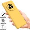 Realme 14 Pro Yellow Liquid Silicone Dropproof Full Coverage Case - 2