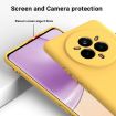 Realme 14 Pro Yellow Liquid Silicone Dropproof Full Coverage Case - 4