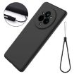 Realme 14 Pro+ Black Liquid Silicone Dropproof Full Coverage Case - 7