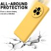 Realme 14 Pro+ Yellow Liquid Silicone Dropproof Full Coverage Case - 5