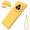 Realme 14 Pro+ Yellow Liquid Silicone Dropproof Full Coverage Case - 7