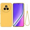 Realme P3 Pro Yellow Liquid Silicone Dropproof Full Coverage Case - 1