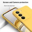 Realme P3x Yellow Liquid Silicone Dropproof Full Coverage Phone Case - 4