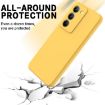 Realme P3x Yellow Liquid Silicone Dropproof Full Coverage Phone Case - 5