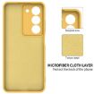 Realme P3x Yellow Liquid Silicone Dropproof Full Coverage Phone Case - 6