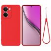 Realme P3 5G/Narzo 80x 5G Red Liquid Silicone Dropproof Phone Case - 1