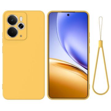 Realme 14/14T 5G Yellow Liquid Silicone Dropproof Phone Case - 1