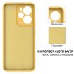 Realme 14/14T 5G Yellow Liquid Silicone Dropproof Phone Case - 6