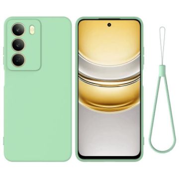 Realme C75/C73 5G Green Liquid Silicone Dropproof Full Coverage Case - 1