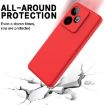Realme GT 7/GT 7T 5G Red Liquid Silicone Dropproof Phone Case - 5