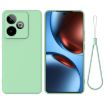Realme GT 7/GT 7T 5G Green Liquid Silicone Dropproof Phone Case - 1