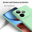 Realme GT 7/GT 7T 5G Green Liquid Silicone Dropproof Phone Case - 4