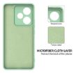 Realme GT 7/GT 7T 5G Green Liquid Silicone Dropproof Phone Case - 6