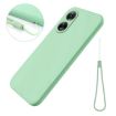 OPPO F23/A98/A1 5G Green Liquid Silicone Dropproof Phone Case - 6