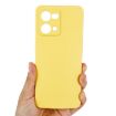 OPPO Reno8 4G Yellow Liquid Silicone Dropproof Full Coverage Case - 3