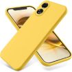 OPPO A58 4G Yellow Liquid Silicone Dropproof Full Coverage Case - 1