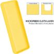 OPPO A58 4G Yellow Liquid Silicone Dropproof Full Coverage Case - 6