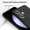 OPPO A79 Black Liquid Silicone Dropproof Full Coverage Phone Case - 5