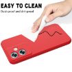 OPPO A79 Red Liquid Silicone Dropproof Full Coverage Phone Case - 6