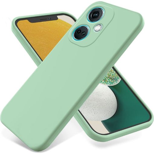 OPPO K11 5G Green Liquid Silicone Dropproof Full Coverage Case - 1