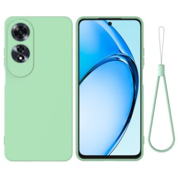 OPPO A60 4G Green Liquid Silicone Dropproof Full Coverage Phone Case - 1