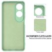 OPPO A60 4G Green Liquid Silicone Dropproof Full Coverage Phone Case - 6