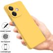 OPPO A3x Yellow Liquid Silicone Dropproof Full Coverage Phone Case - 2