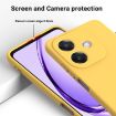 OPPO A3x Yellow Liquid Silicone Dropproof Full Coverage Phone Case - 4