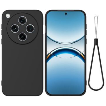 OPPO Find X8 Pro Black Liquid Silicone Dropproof Full Coverage Case - 1