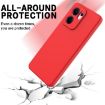 OPPO Reno13 F 4G/5G Red Liquid Silicone Dropproof Phone Case - 5