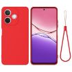 OPPO A5 Pro 4G Red Liquid Silicone Dropproof Full Coverage Case - 1