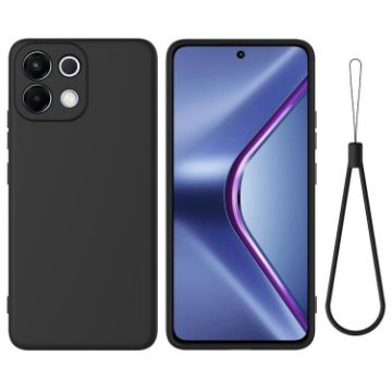 OPPO K13 5G Black Liquid Silicone Dropproof Full Coverage Case - 1