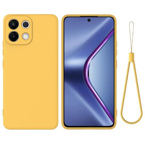 OPPO K13 5G Yellow Liquid Silicone Dropproof Full Coverage Case - 1