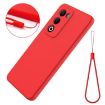OPPO A5 4G/5G Red Liquid Silicone Dropproof Full Coverage Phone Case - 7