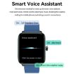 T20 1.96" IP67 Waterproof Smart Watch, Bluetooth Call, Heart Rate - Blue - 6