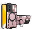 Motorola Edge 30 Pink Camshield Magnetic Holder Phone Case - 1