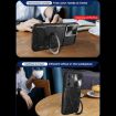 Motorola Edge 30 Blue Camshield Magnetic Holder Phone Case - 6
