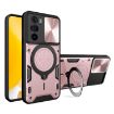 Motorola Edge 30 Pro Pink Camshield Magnetic Holder Phone Case - 1