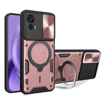 Motorola Edge 30 Neo Pink Camshield Magnetic Holder Phone Case - 1