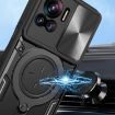 Motorola Edge 30 Ultra Silver Camshield Magnetic Holder Phone Case - 4