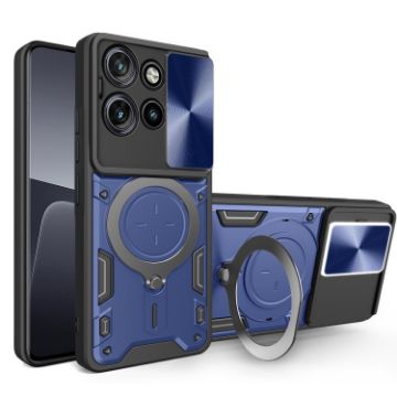 Motorola Edge 50 Neo Blue Camshield Magnetic Holder Phone Case - 1