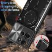 Moto G75 5G CD Texture Camshield Magnetic Holder Case - Black - 5