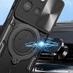 Moto G 2025 Silver Camshield Magnetic Holder Case CD Texture - 4
