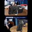 OPPO A17 4G Silver CD Texture Camshield Magnetic Holder Case - 6