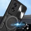 OPPO A38 4G Global CD Texture Camshield Magnetic Holder Case Black - 5