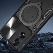 OPPO A38 4G Global CD Texture Camshield Magnetic Holder Case Black - 7