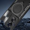 OPPO A58 4G Red Camshield Magnetic Holder Phone Case Global CD Texture - 6