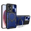 OPPO A58 4G Global CD Texture Camshield Magnetic Holder Case Blue - 1